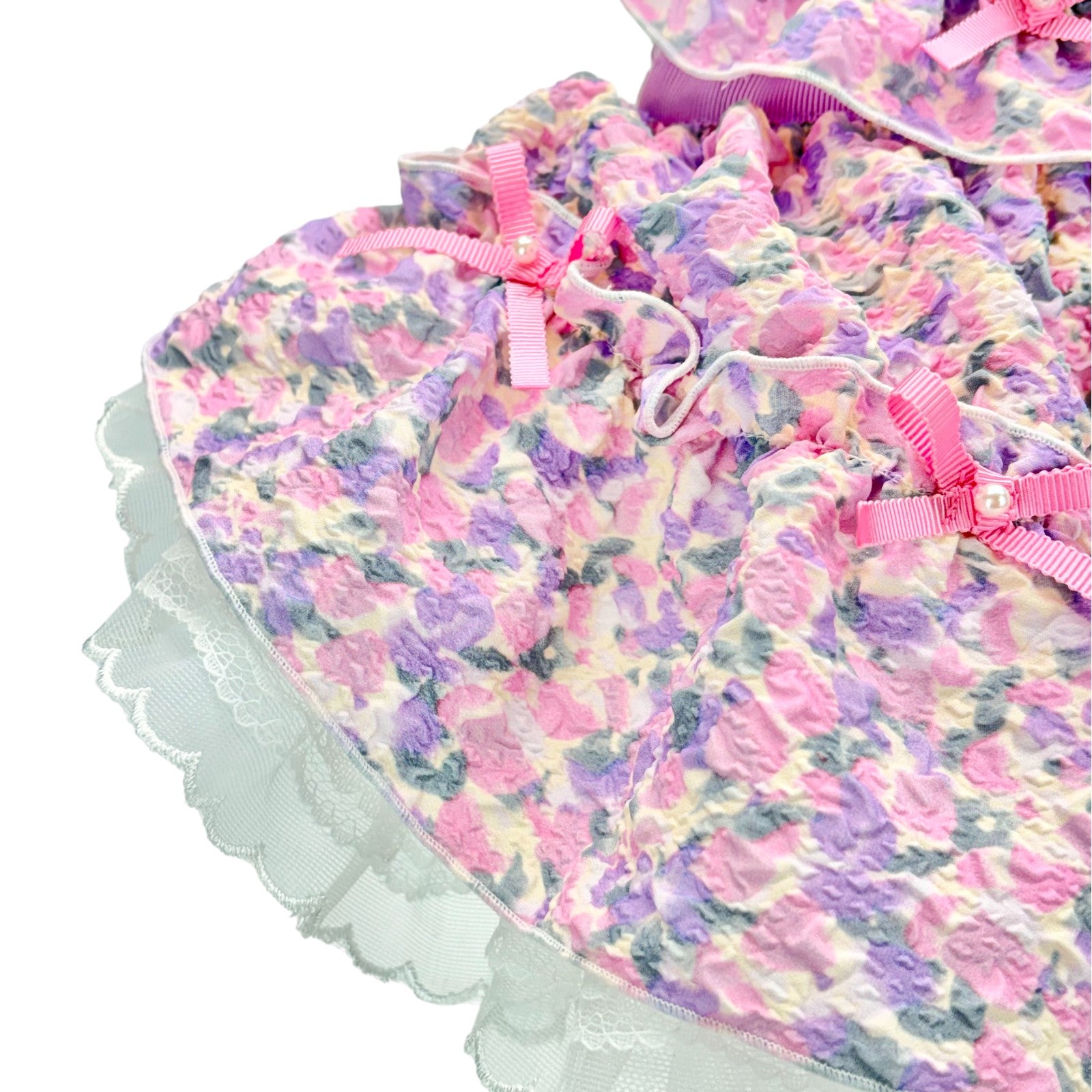 リュクスバーディ　ブーケロンワンピース　m NEW】ブーケロンワンピース – Luxebirdie