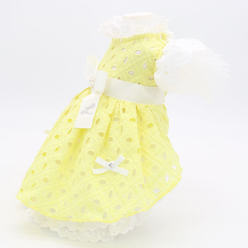 リュクスバーディ　新品　リラワンピー　S イエロー SALE50%OFF】プリシラワンピース – Luxebirdie