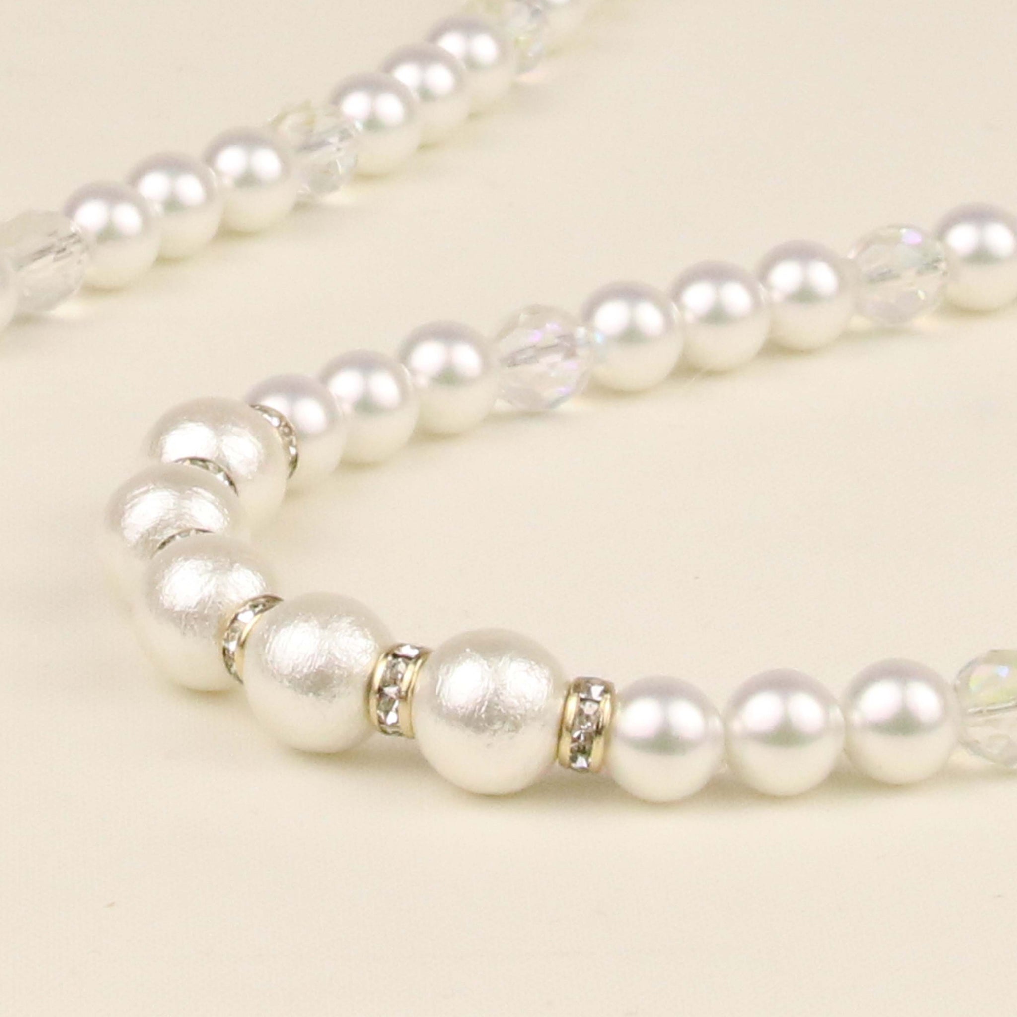 Luxe birdie リュクスバーディコットンパールネックレス②