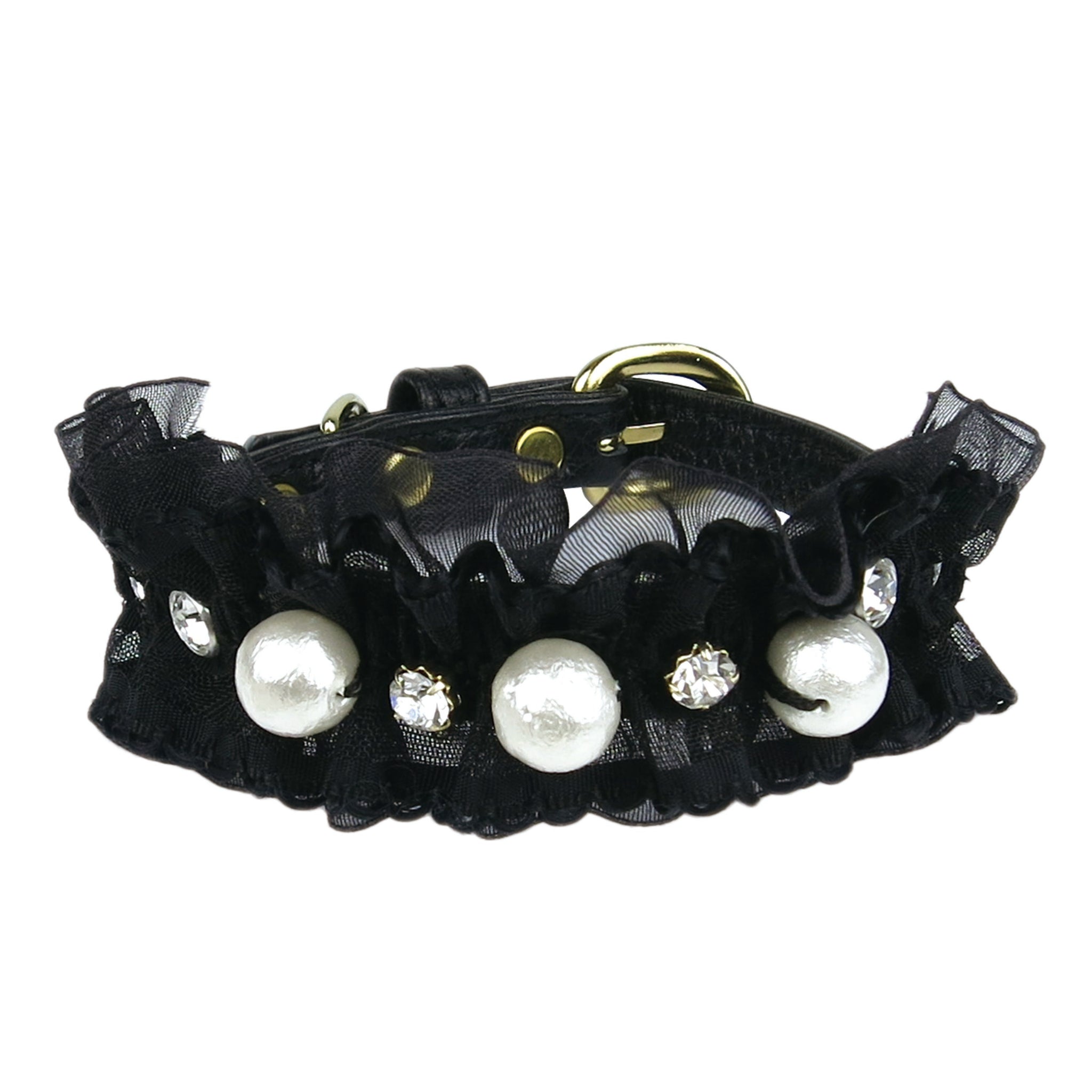 リュクスバーディ コットンパールカラー 25 ブラック 25 コットンパールカラー【Luxe birdie】リュクスバーディ\首輪